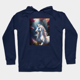 Unicorn with pink mane Hoodie